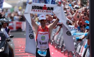 Frederik Van Lierde wins his fifth victory at the Ironman in Nice