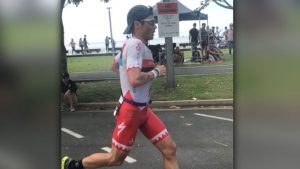 Javier Gómez Noya second coming down from 8 hours and Gurtuze Frades fourth at Cairns Ironman