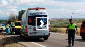 Ein Radfahrer stirbt nach Kollision mit einem Lieferwagen in Algete (Madrid)