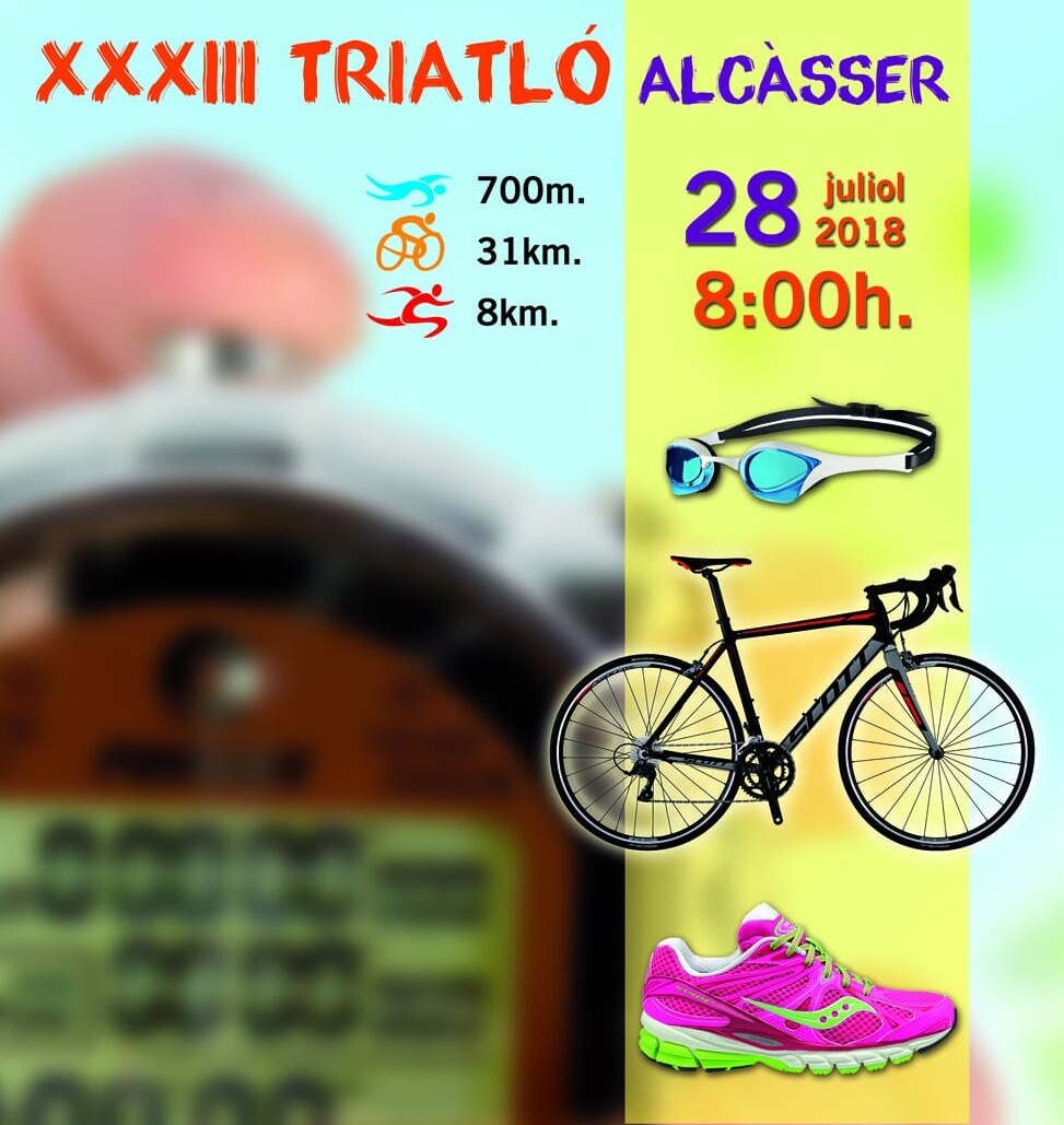 Cartel Triatlón Alcasser