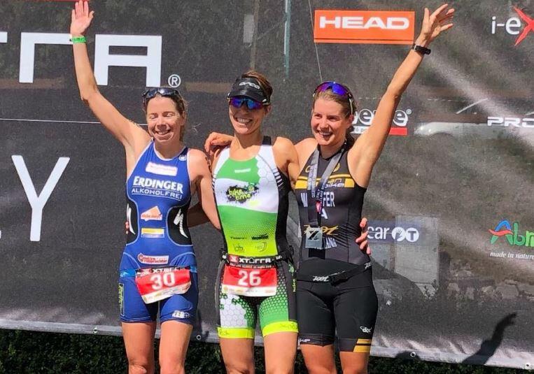 Podium féminin Xterra Italia 2018