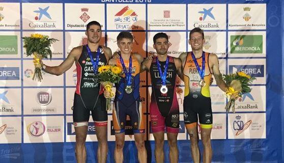 Podium Campeonato España masculino Banyoles