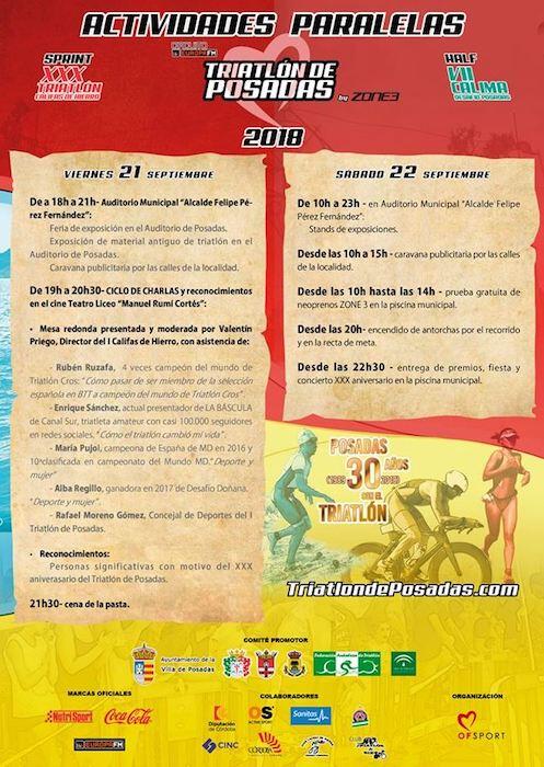 Cartel Actividades Triatlón Posadas