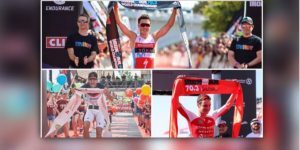 Javier Gómez Noya vs Jan Frodeno & Alistair Brownlee at the Ironman 70.3 World Championship in South Africa