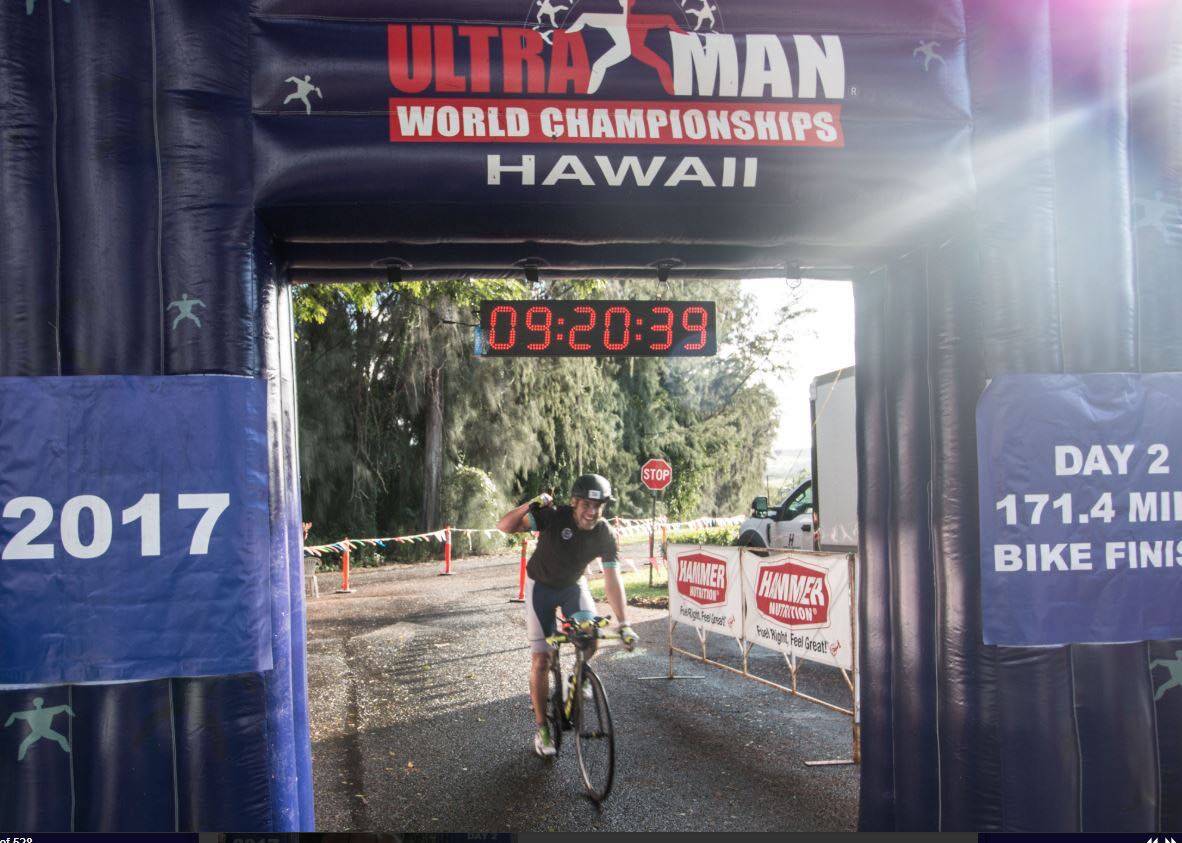 Ultraman Hawaii, fim do setor de ciclismo