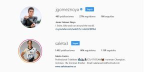 Javier Gómez Noya e Saleta Castro entre os atletas mais influentes do Instagram