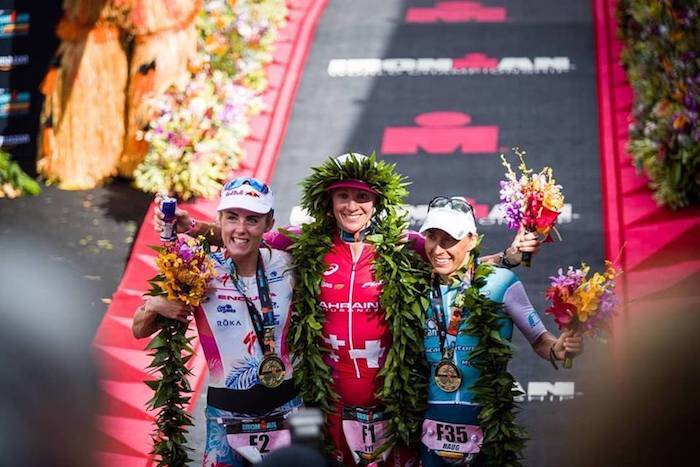 Podium Frauen IM Hawaii 2018