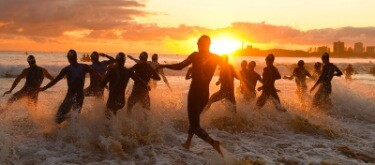 Natation IRONMAN 2015 Sunshine Coast Pro 70.3