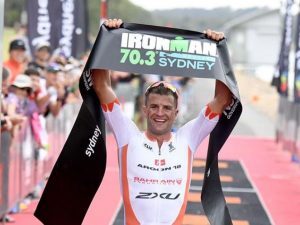 Terenzo Bozzone returns with victory at the Ironman 70.3 Sydney