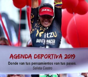 L'agenda de solidarité sportive de Saleta Castro