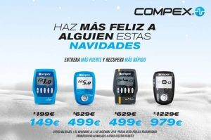 ¡Últimos días para comprar tu Compex y recibirlo antes de REYES!