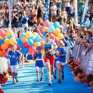 Schnellere spanische Triathleten in der Ferne Ironman