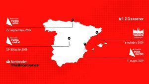 Le Santander Triathlon Series entame une nouvelle étape avec quatre destinations principales
