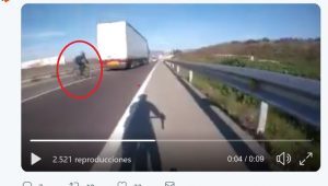 This does not! 0 tolerance. A cyclist in the back of a truck