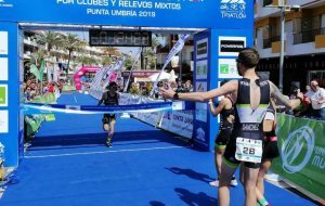 Marlins Triathlon Madrid Spanischer Duathlon-Meister mit Mixed Staffel