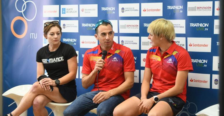 Rubén Ruzafa and Laura Gómez, for all in the Cros Pontevedra World Triathlon 2019