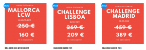 Discount tickets: Challenge Madrid and Challenge Lisboa