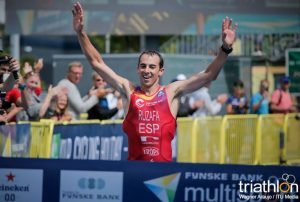 Rubén Ruzafa Unterweltmeister der Welt des Triathlon Cros