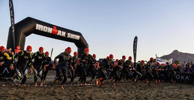 Partenza a nuoto IRONMAN 780.3 Marbella