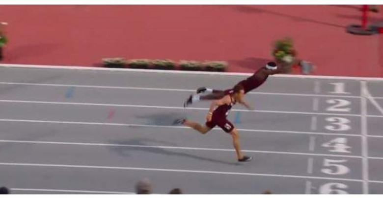 Infinite Tucker final 400 meters superman