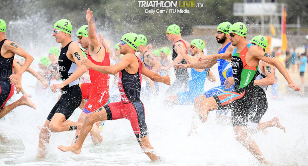 Salda natación Triatlón