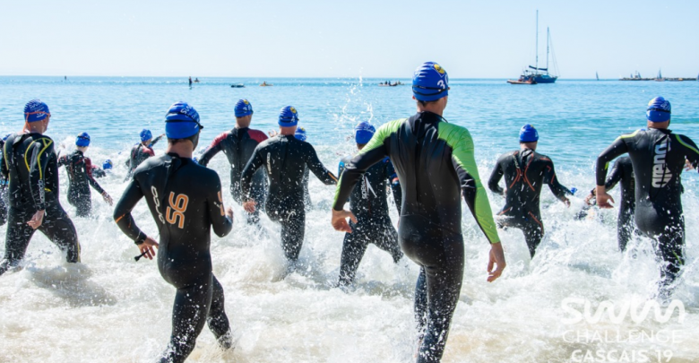 Swim Challenge Cascais início da natação