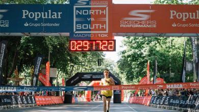 Corrida de meta Madrid Norte Sur Skechers