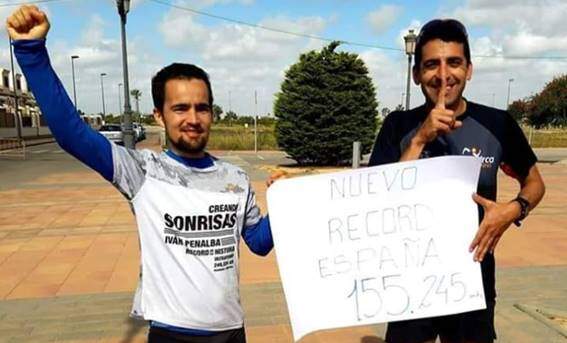 Iván Penalba beating Spain's 12-hour record