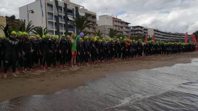 Inizio del triathlon di Fuente Alamo