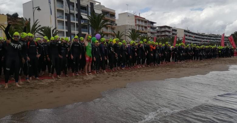 Inizio del triathlon di Fuente Alamo