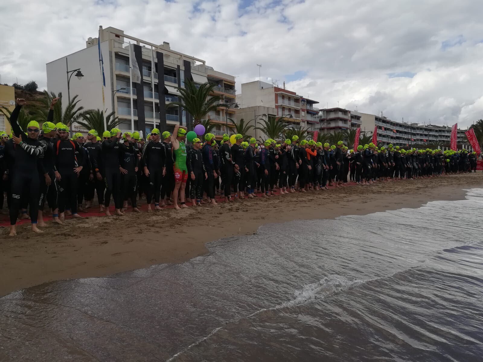 Salida triatlón Fuente Alamo