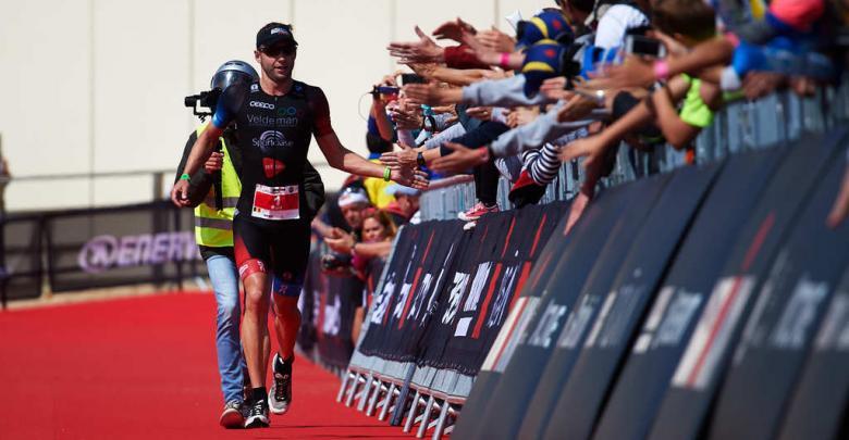 corrida a pé IRONMAN 70.3 Barcelona