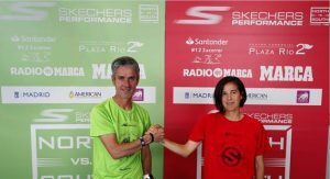 Martín Fiz and Raquel Gómez heat up the pique of the Skechers north south