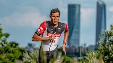 Iván Álvarez entrenando