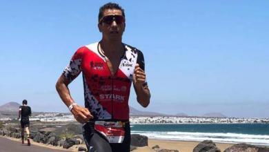 Iván Raña compitiendo en IRONMAN Lanzarote