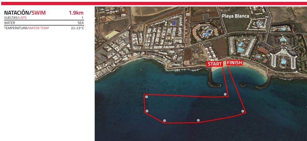 IRONMAN 70.3 Lanzarote 2019 Segment de natation
