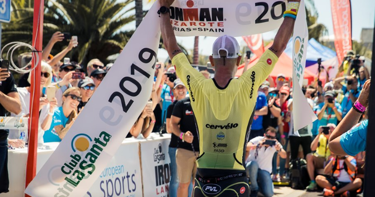 Frederick Van Lierde vincitore dell'Ironman Lanzarote 2019