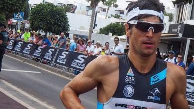 Miquel Blanchart courant dans Ironman Lanzarote