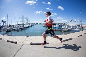 Pablo Dapena running in Challenge Salou