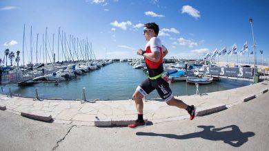 Pablo Dapena running in Challenge Salou