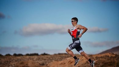 Pablo Dapena em corrida a pé