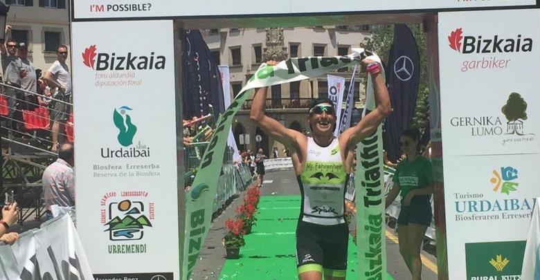 Gustavo Rodriguez vince il Triathlon di Bizkaia