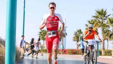 Alistair Browlee compitiendo en IRONMAN 70.3