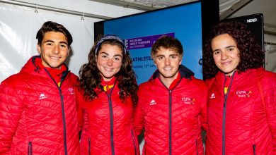 Equipo español relevos mixtos Nottingham 2019