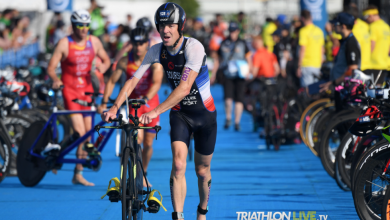 T1 em um triathlon