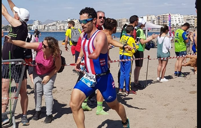 Jairo Ruíz compitiendo