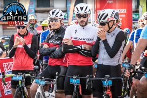 Javier Gómez Noya, Pablo Dapena, Vicente Hernández, Tamara Gómez, Aneke Jenkins à 4 Picos Pontevedra