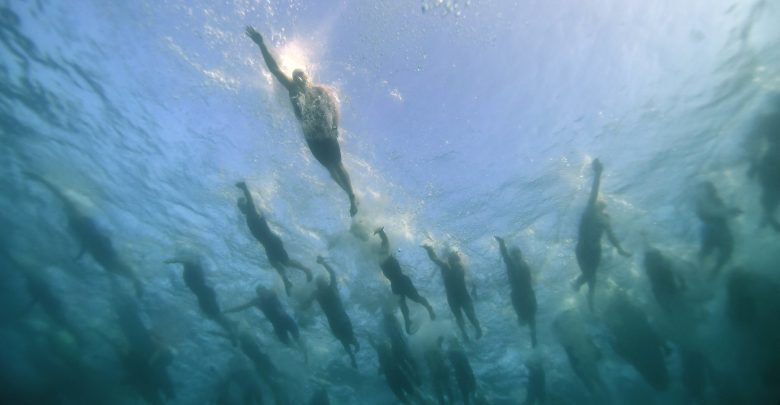 Swimming IRONMAN KONA