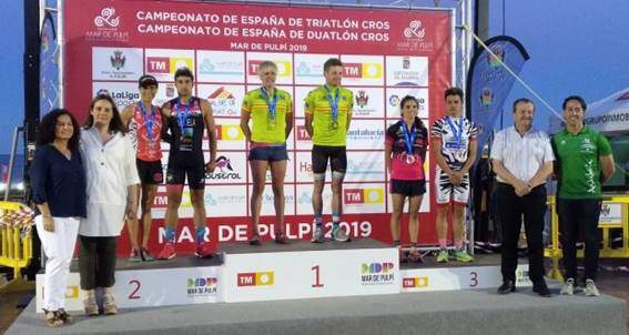 Podium Campeonato España Triatlón Cross 2019