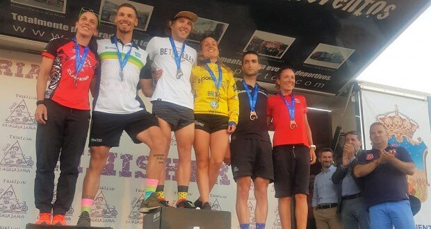 Podio del Triathlon Guadalajara 2019